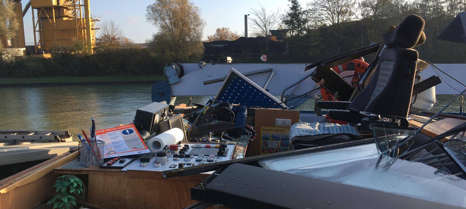 Schiffsunglück auf dem Dortmund-Ems-Kanal
