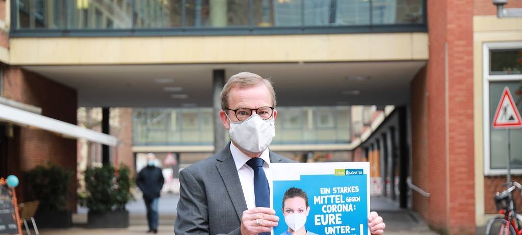 Stadt Münster startet Kampagne für Corona-Schutzregeln