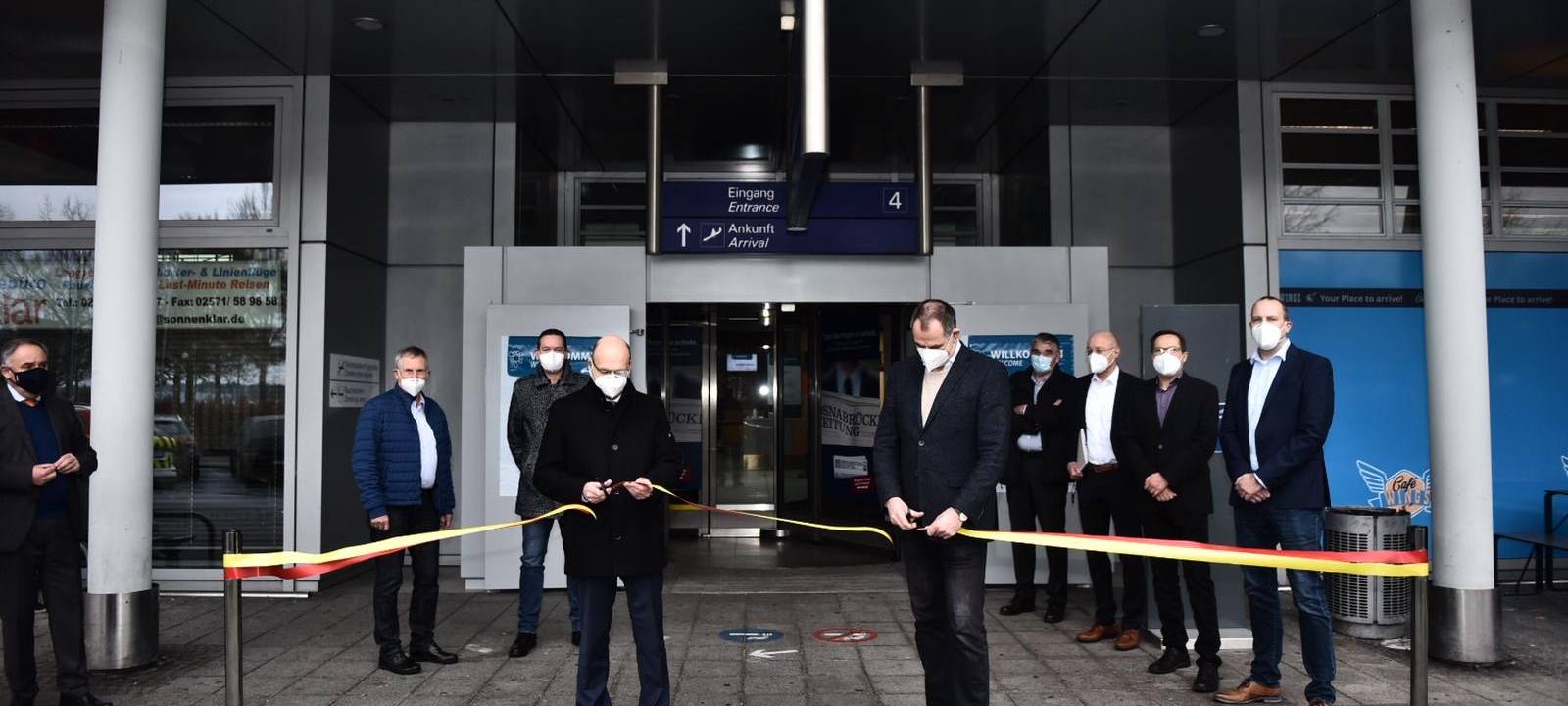 Impfzentrum am Flughafen eröffnet