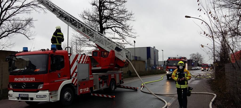 Brand bei ENVIPROTECT in Emsdetten