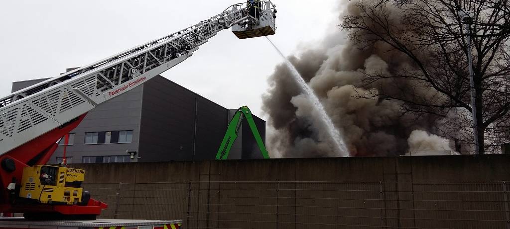 Brand bei ENVIPROTECT in Emsdetten