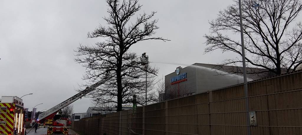 Brand bei ENVIPROTECT in Emsdetten