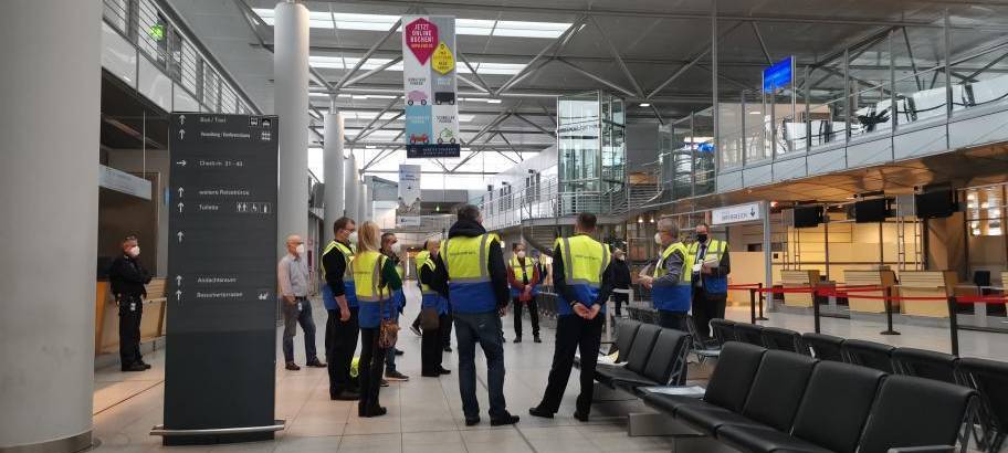 Testlauf im Impfzentrum Greven