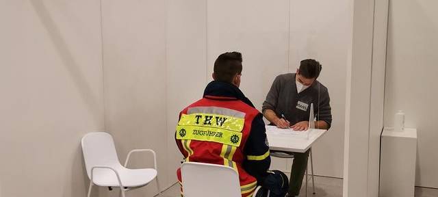 Testlauf im Impfzentrum Greven