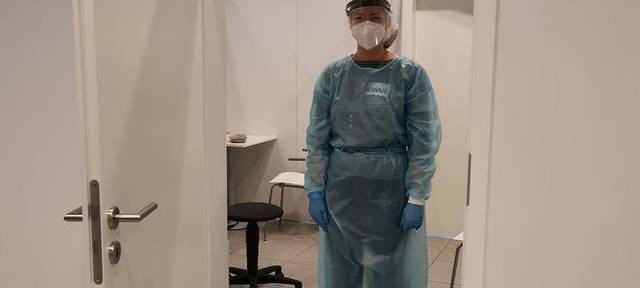 Testlauf im Impfzentrum Greven