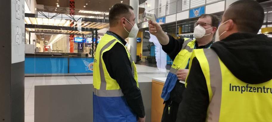 Testlauf im Impfzentrum Greven