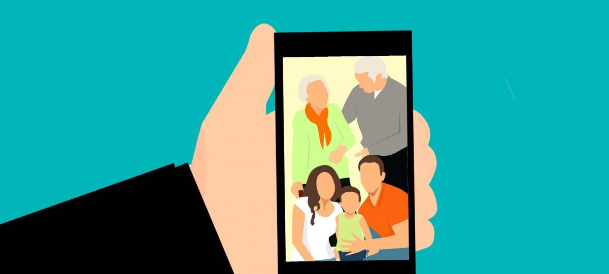 Freunde und Familie online treffen