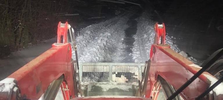 Wenn der Trecker kommt...