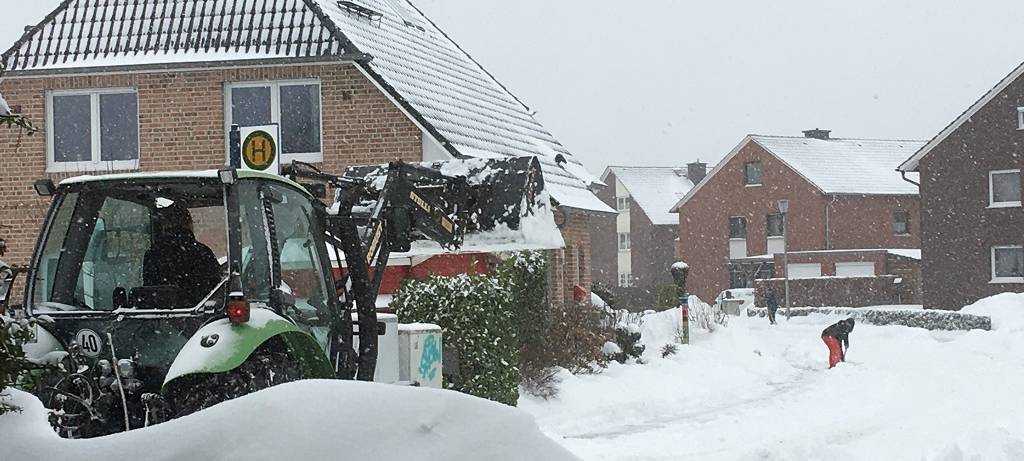 Wenn der Trecker kommt...