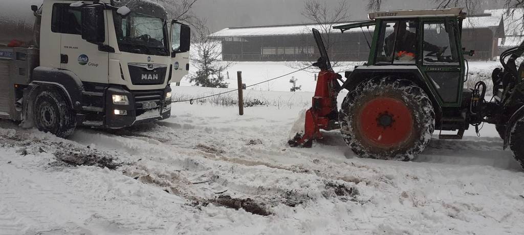 Wenn der Trecker kommt...