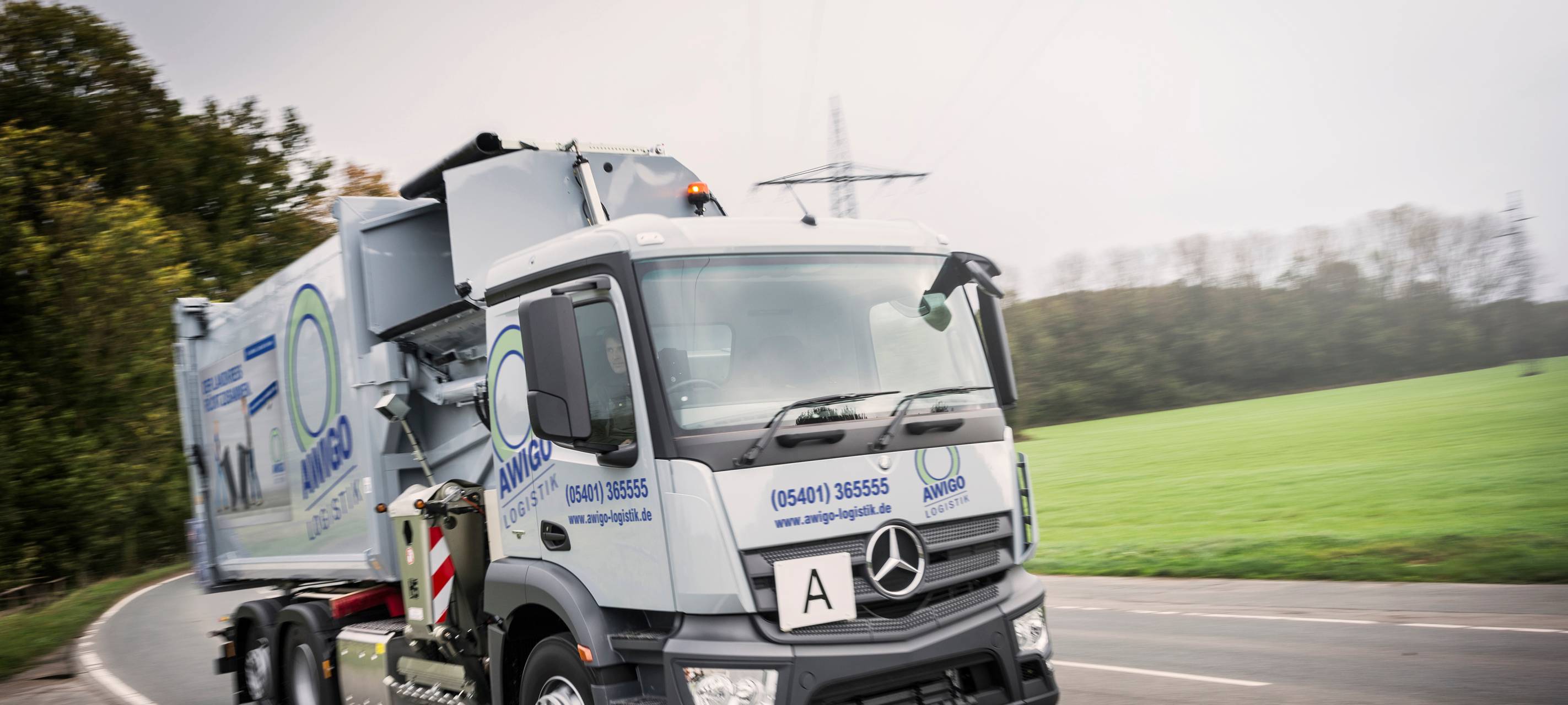 Müllabfuhr und Wintereinbruch