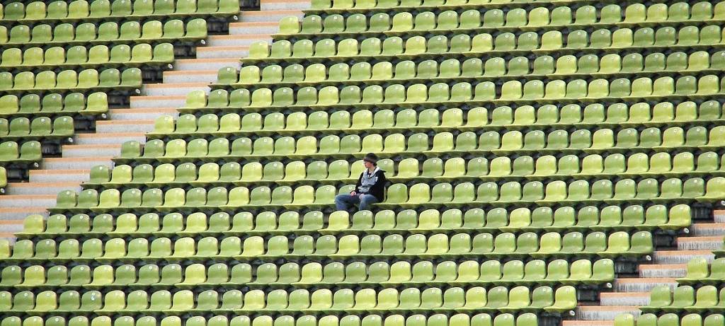 Konzept für Zuschauer in Sport und Kultur