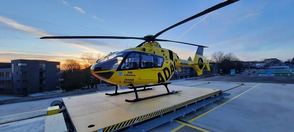 Mehr Einsätze für den Rettungshubschrauber in Rheine