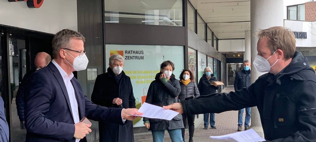 Brandbrief an die Stadt