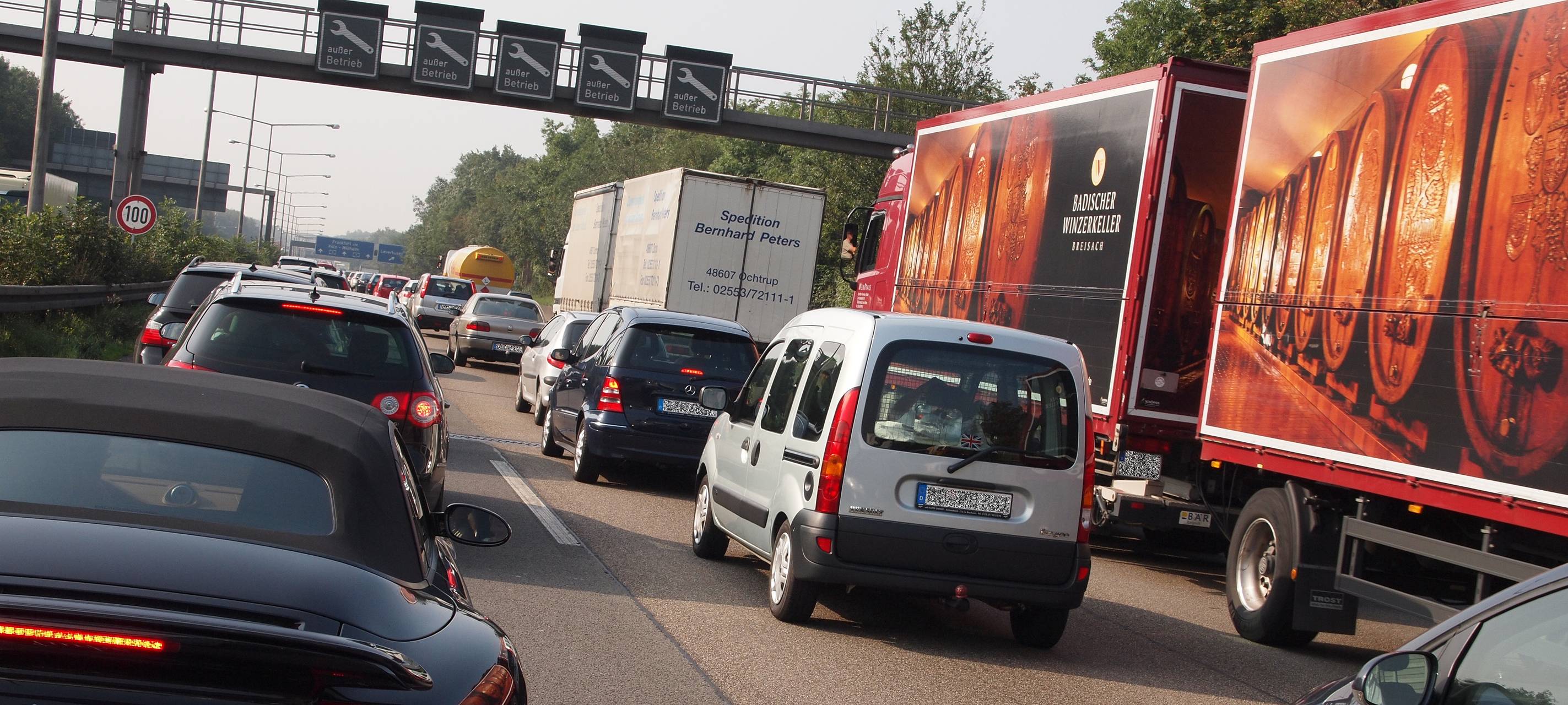 LKW-Unfall im Kreuz Münster-Süd