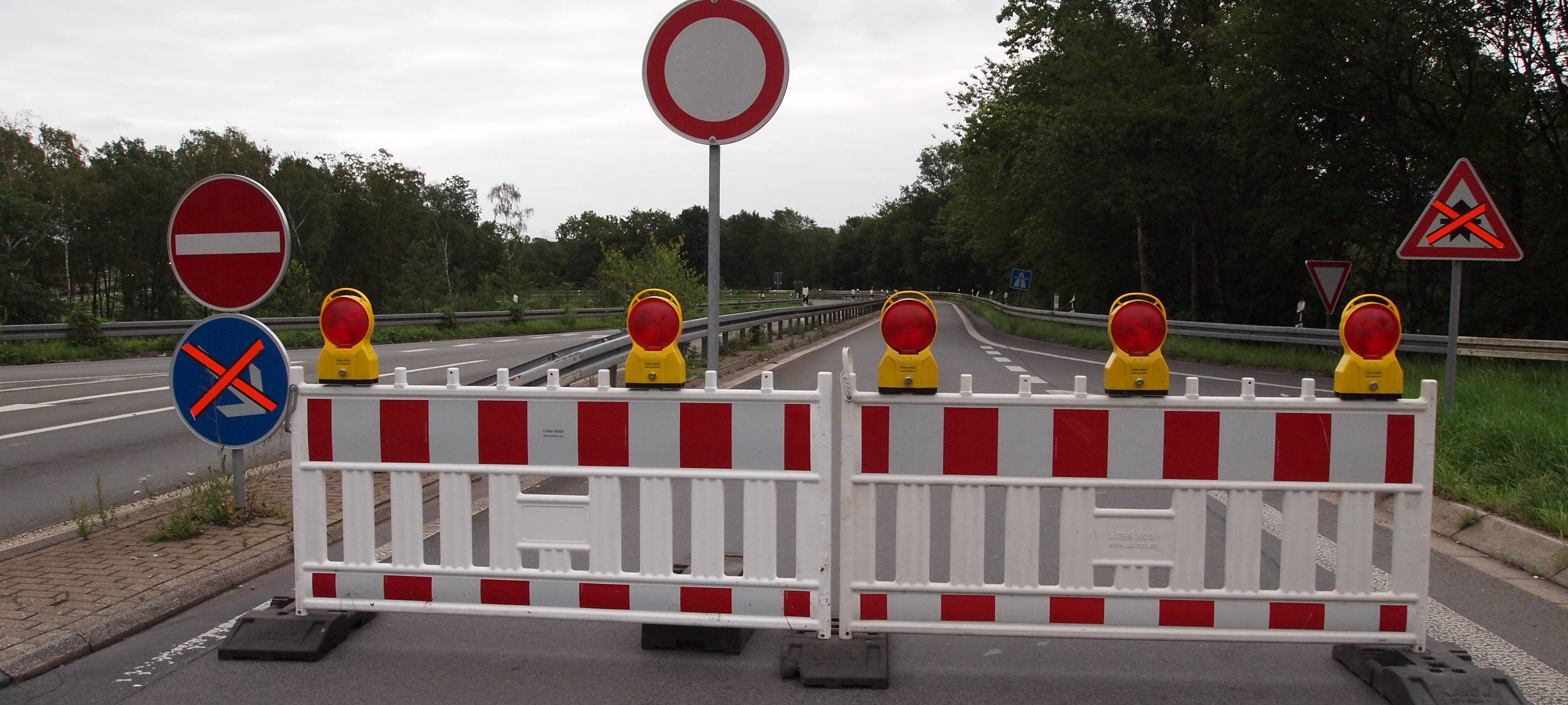 A1 und A30 am Wochenende gesperrt