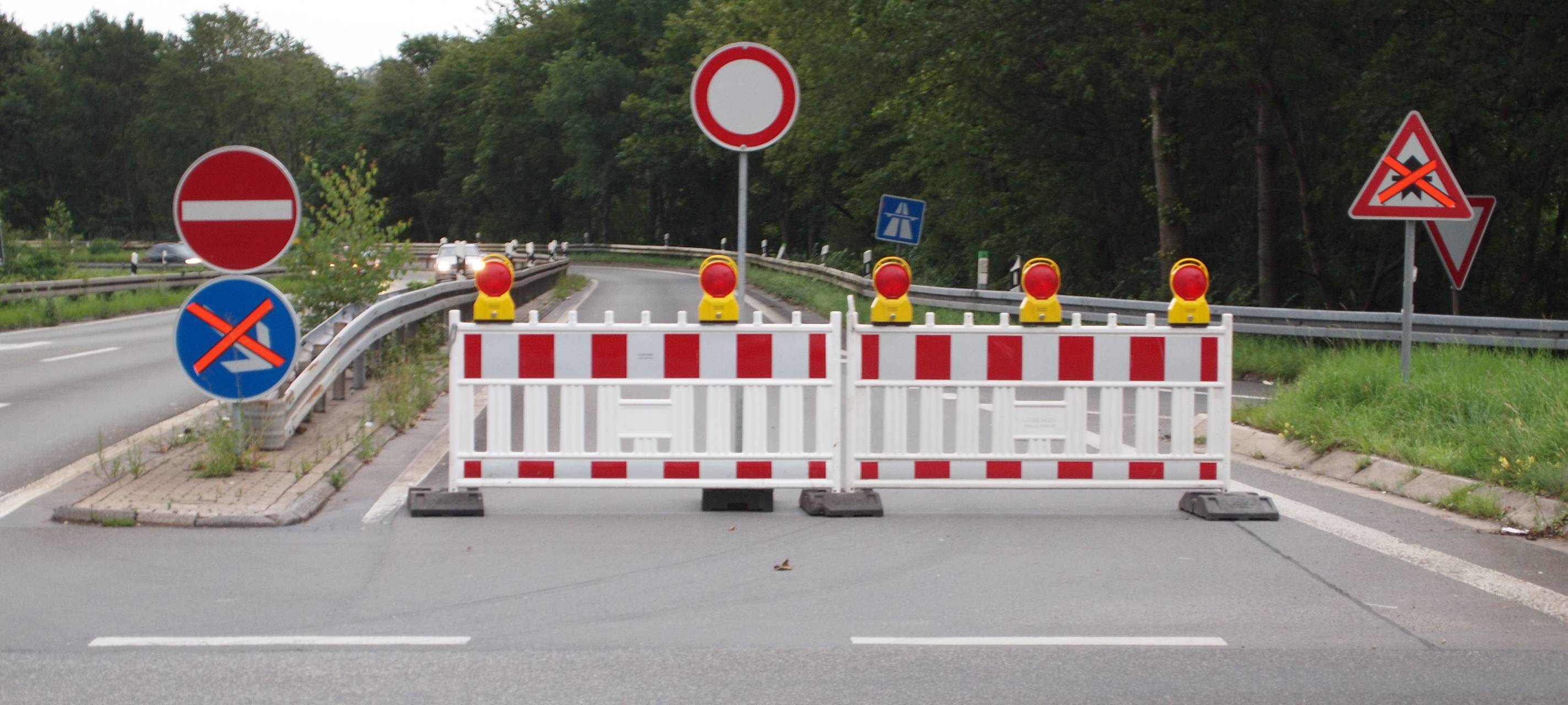 Sperrung auf der A1 verschoben