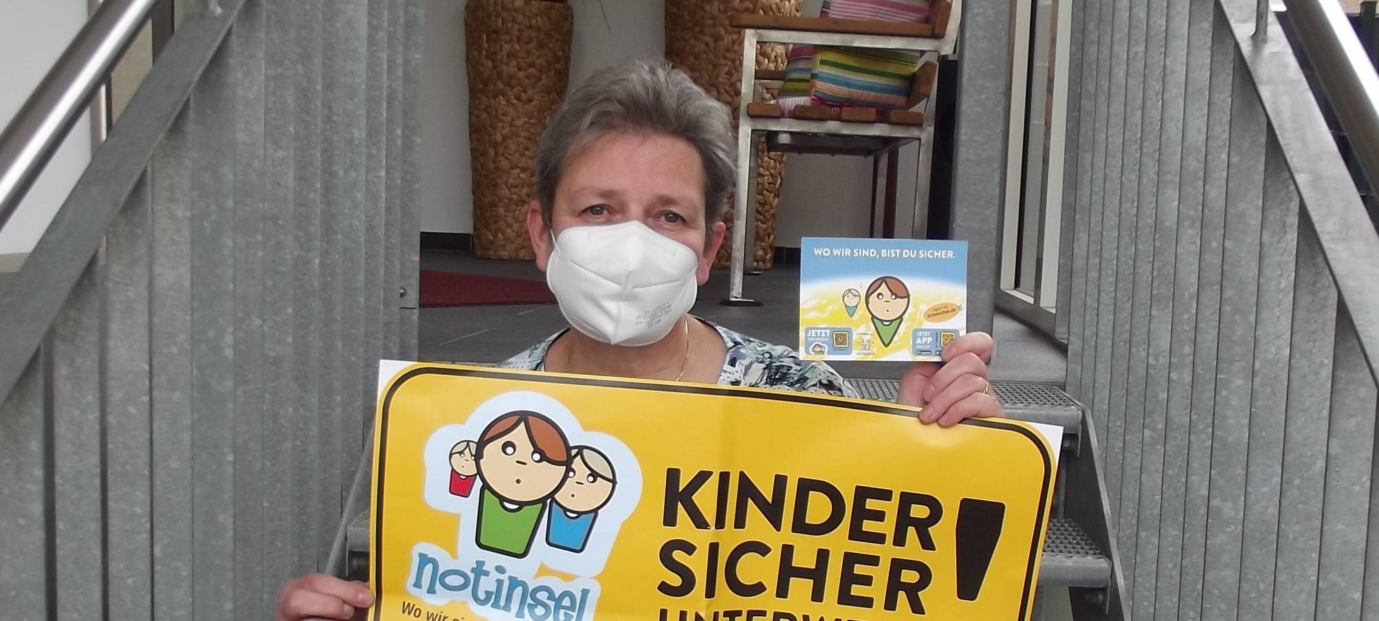 Kindernotinsel mit neuer App