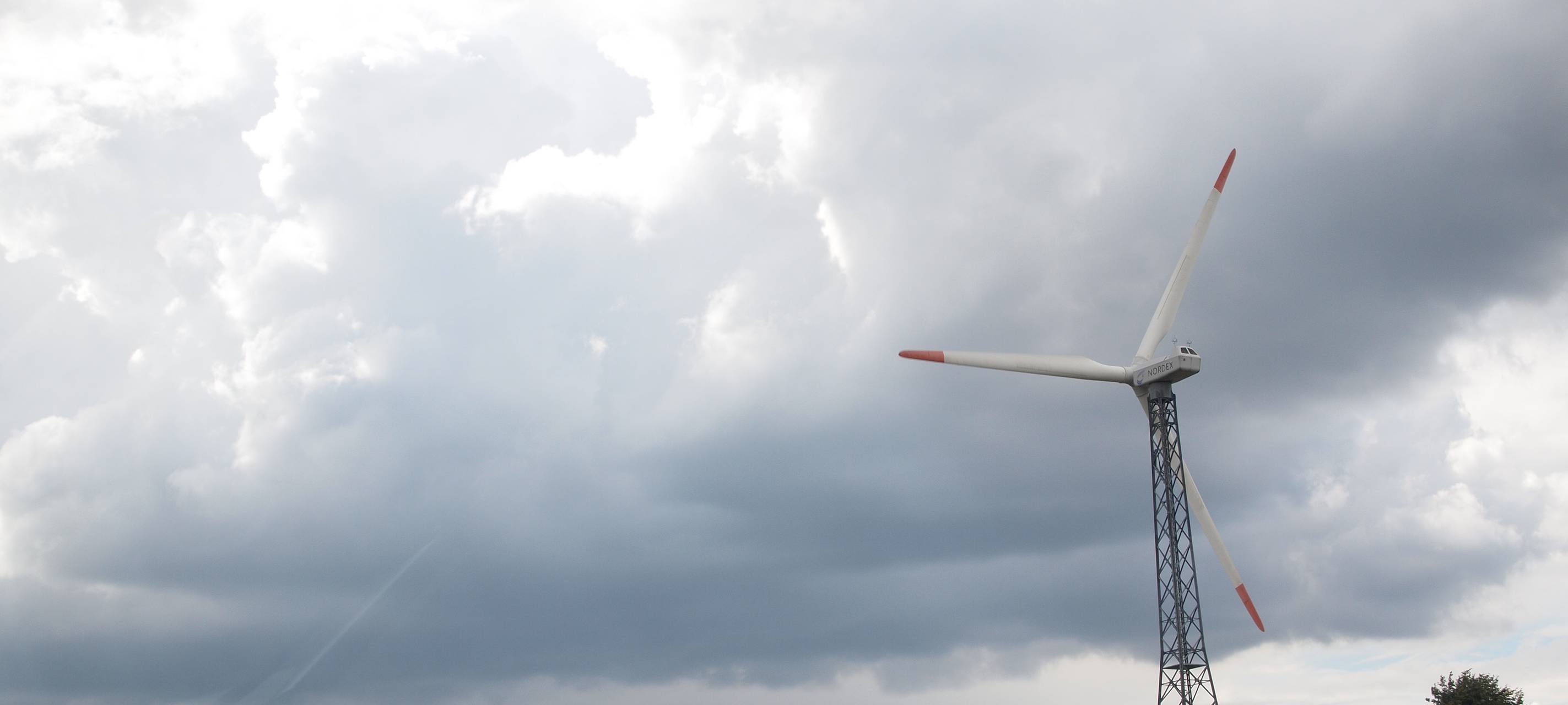 Sturm beschädigt Windrad in Emsdetten