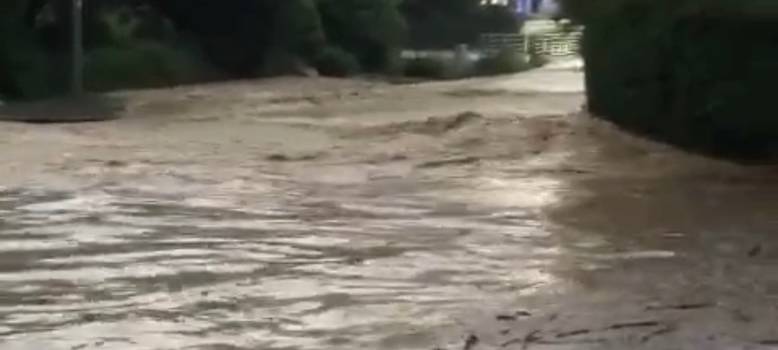 Unwetter in der Region