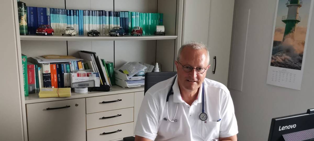 Besuch in der Praxis von Dr. Grützner in Wettringen