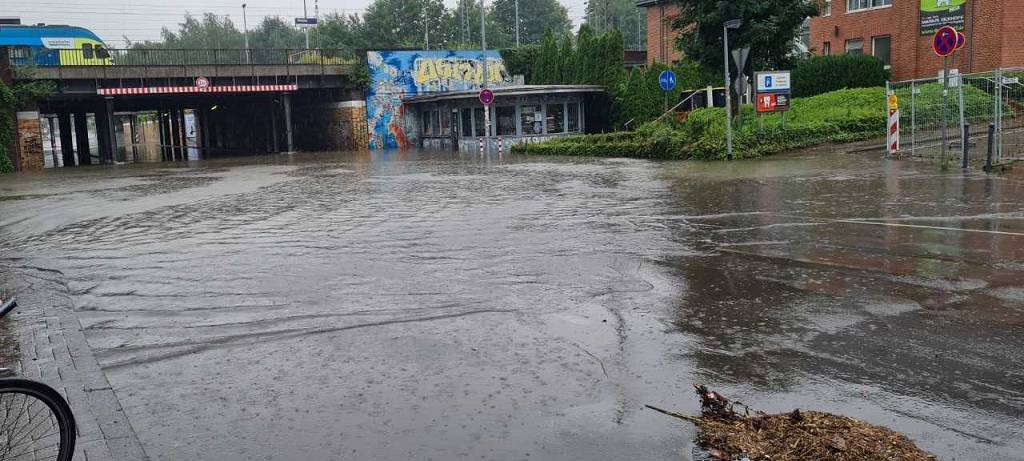 Wolkenbruch im Kreis Steinfurt