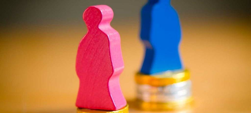 Lohnkluft zw. Frau und Mann