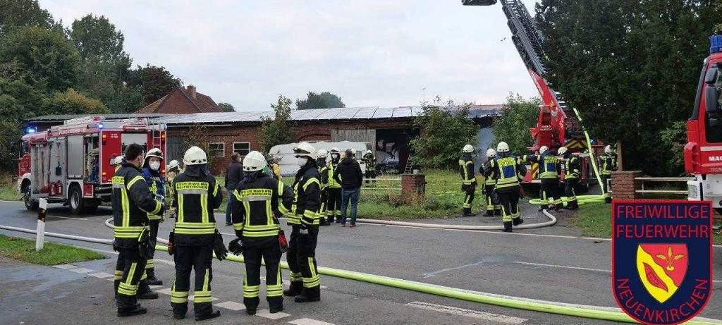 Großbrand in Neuenkirchen