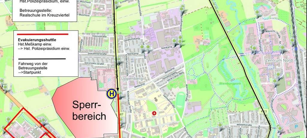 Bombenentschärfung in Münster