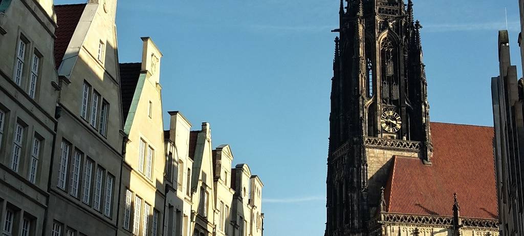 Demo gegen Querdenker in Münster