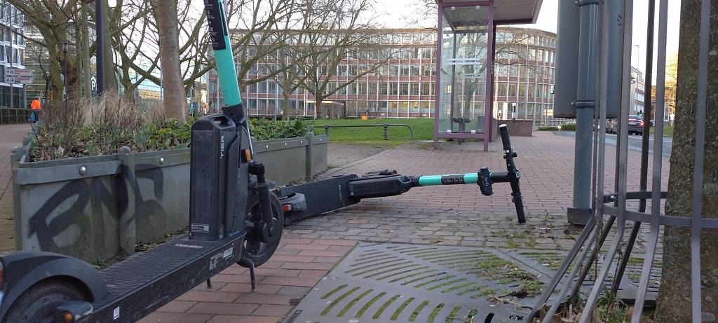 Stolperfalle E-Scooter