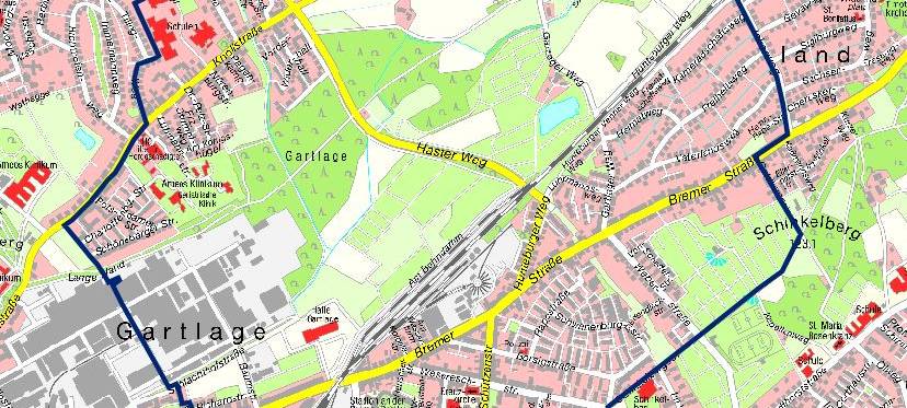 Bombenentschärfung im Osnabrücker Stadtteil Gartlage