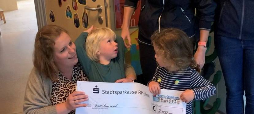 Knete für die Kitas: 2000 Euro gehen nach Metelen
