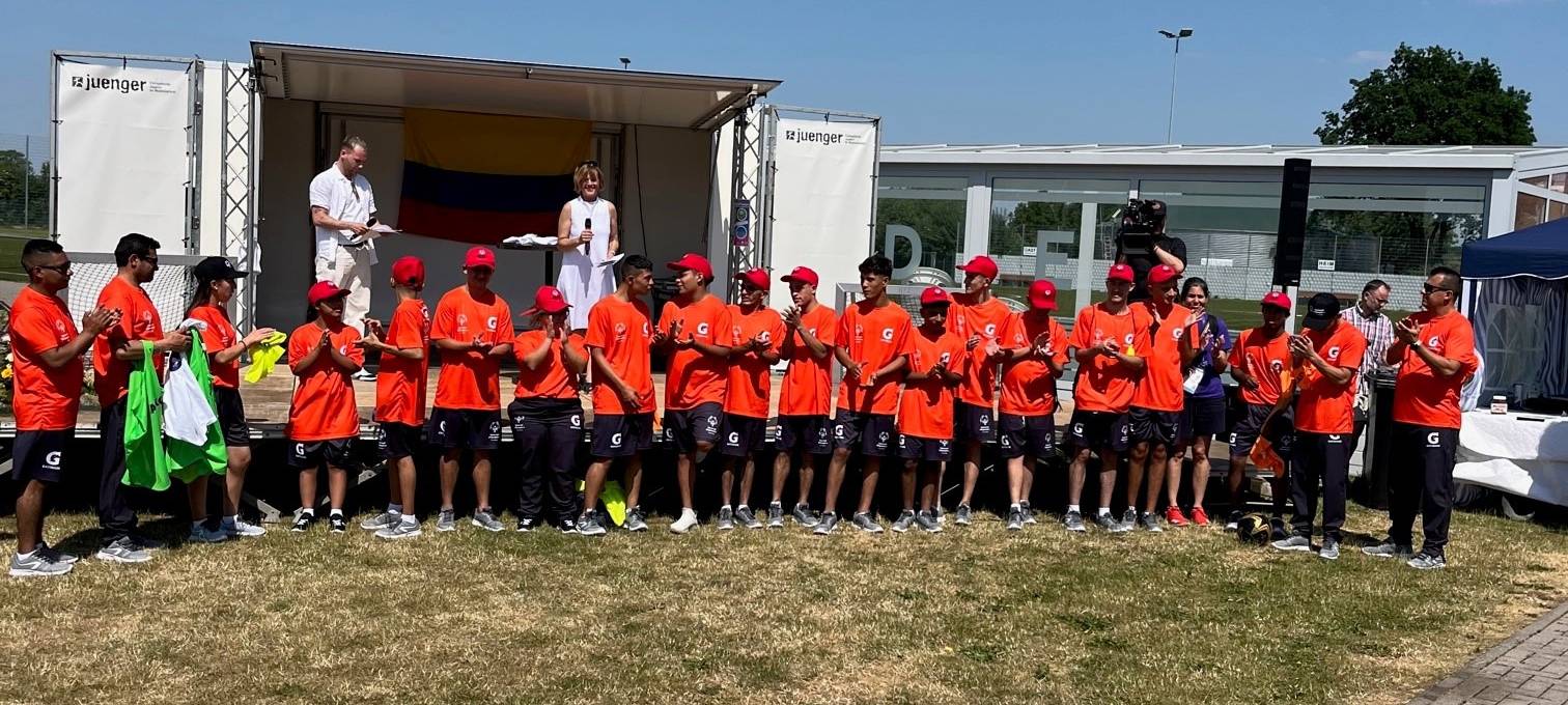 Kolumbianische Special Olympics Delegation in Nordwalde