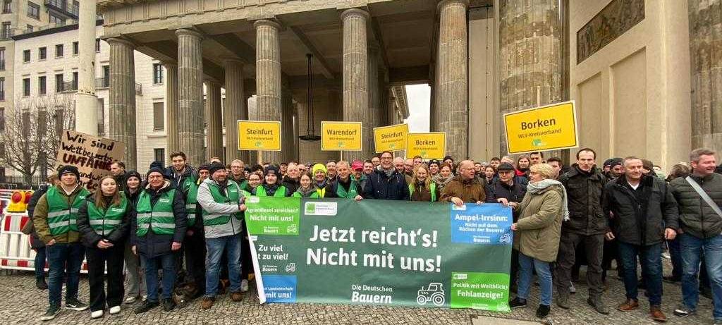 Protest am Brandenburger Tor