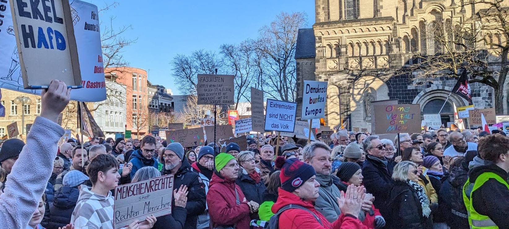Demonstrationen gegen Rechtsruck in der Region