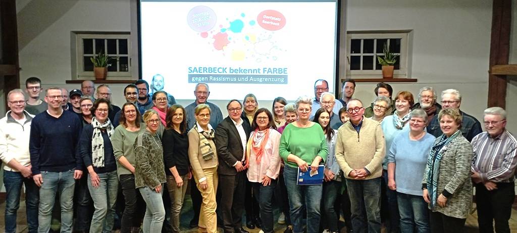 Saerbeck bekennt Farbe