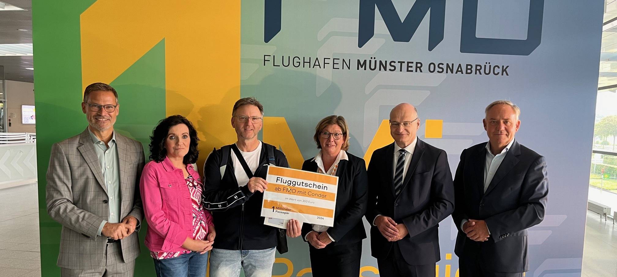 Eine Million Fluggäste am Flughafen Münster/Osnabrück