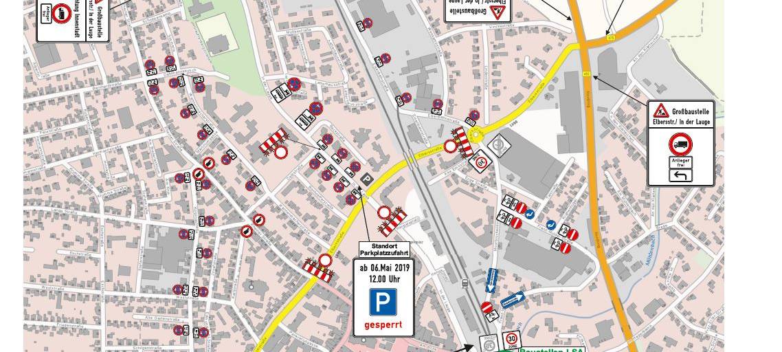 Großbaustelle ab Montag in Emsdetten