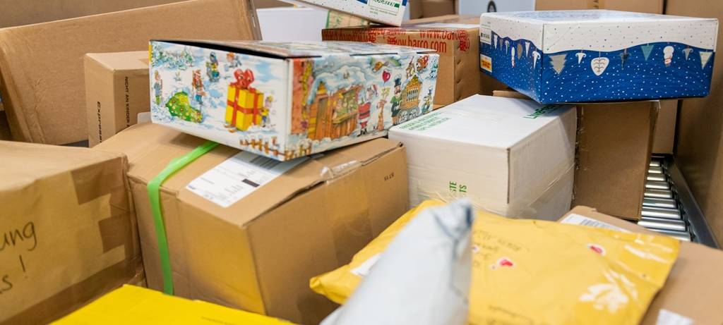 Paketzentrum Reckenfeld ist für Weihnachten gerüstet