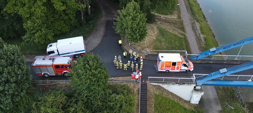 Panzerfaust im Kanal in Greven