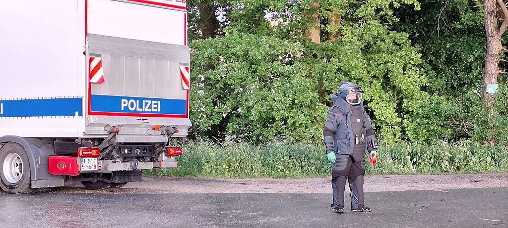 Panzerfaust im Kanal in Greven