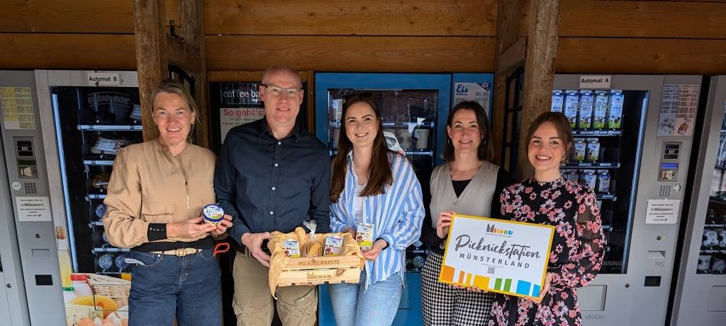Picknickstationen im Münsterland