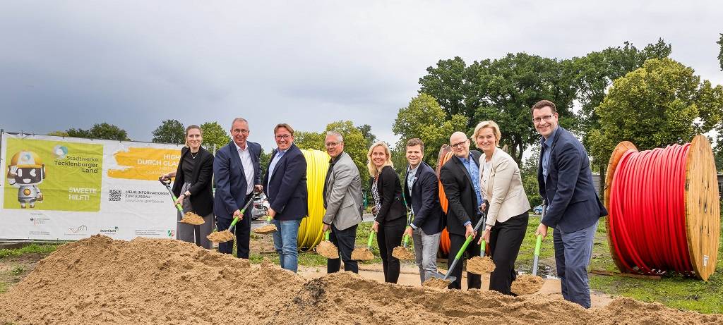 Glasfasernetz startet