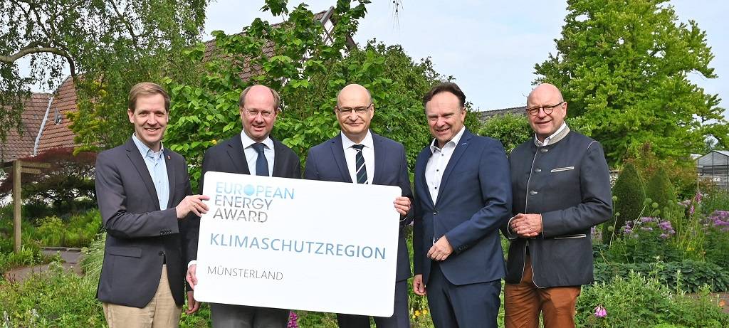 Münsterland erhält European Energy Award als Vorreiter-Region