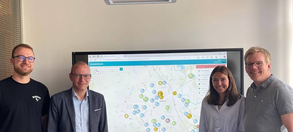 Digitale Spielplatzkarte in Emsdetten