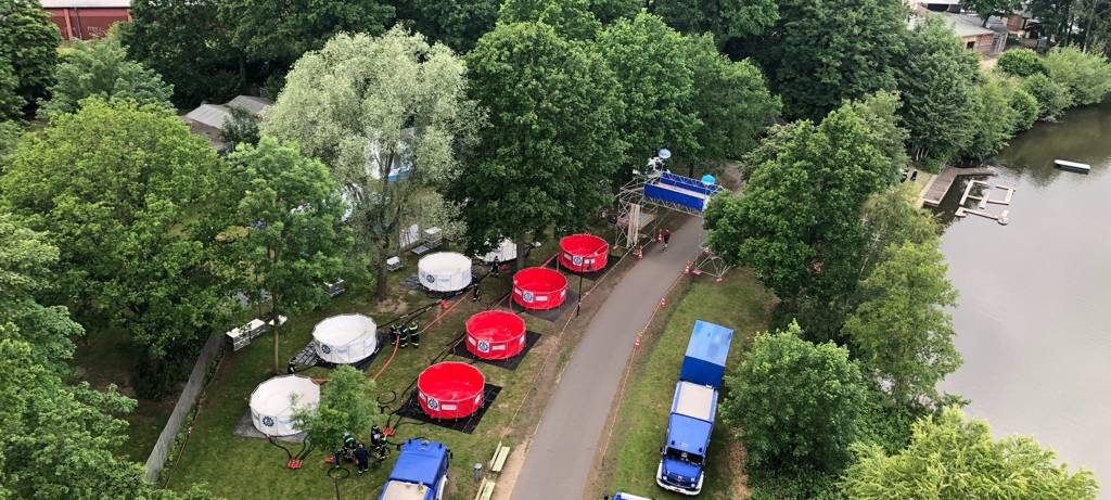 THW-Groß-Übung in Ibbenbüren