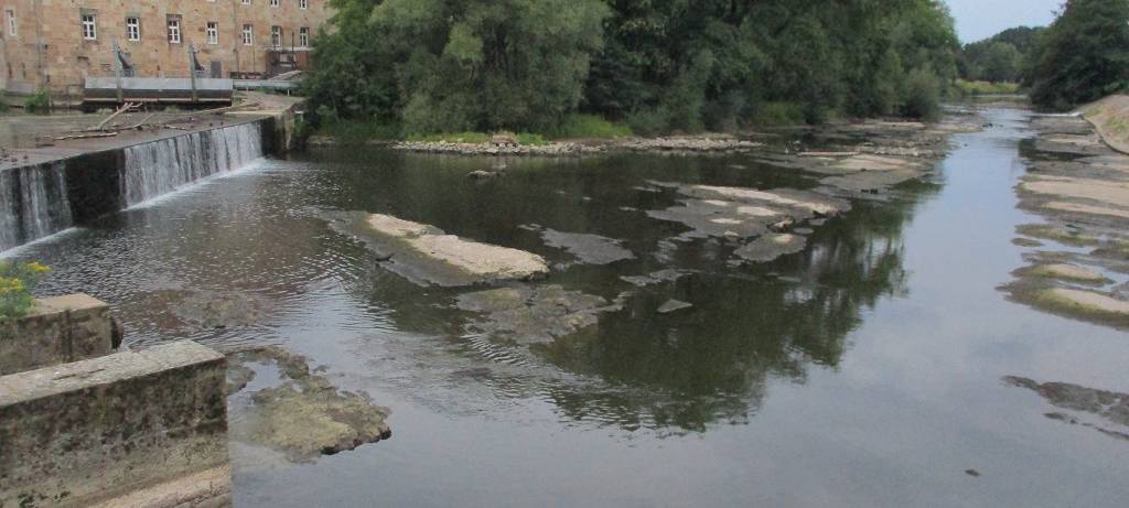 Untersuchung des Emswehrs in Rheine