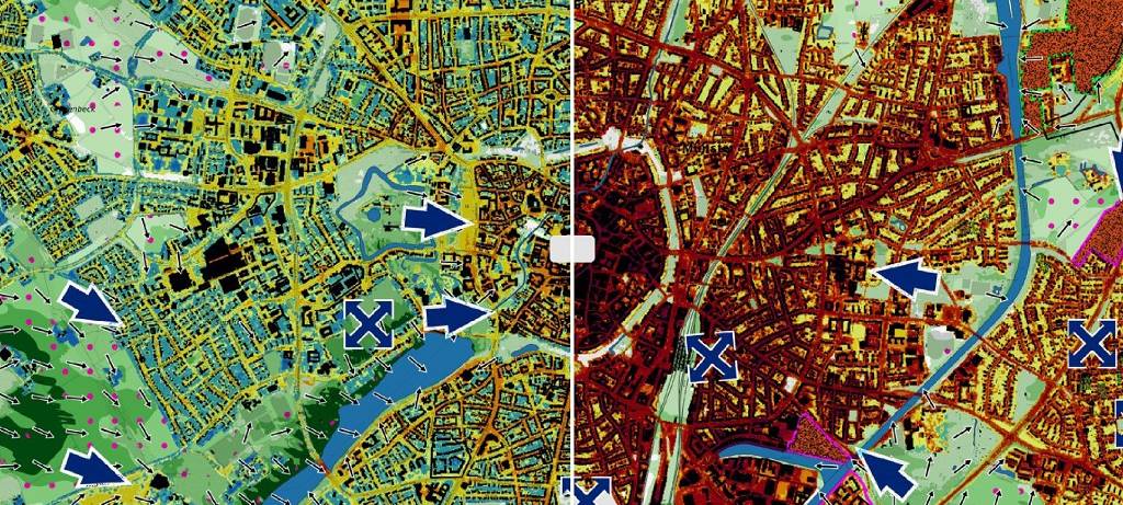 Hitzeinseln in Münster