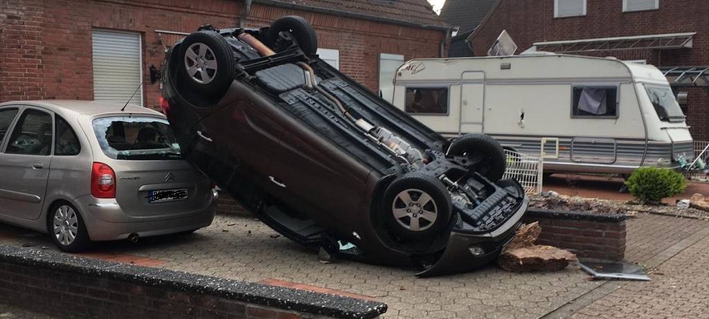 Verdacht auf Tornado in Bocholt